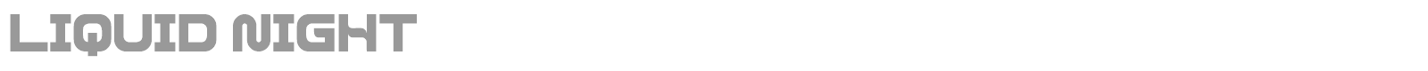 Liquid Night font preview