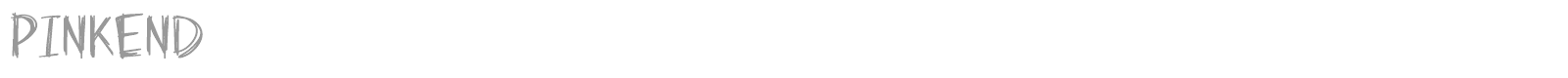 Pinkend font preview