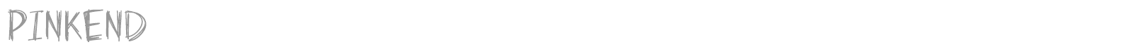 Pinkend font preview