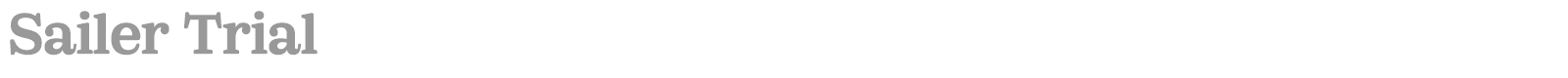 Sailer font preview