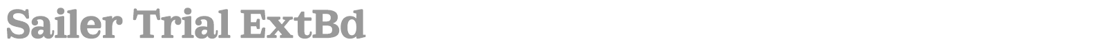 Sailer font preview