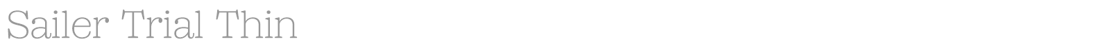 Sailer font preview