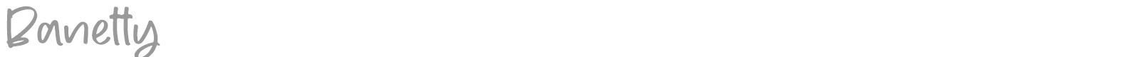 Banetty font preview