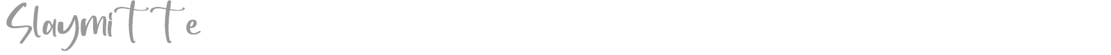 Slaymitte font preview