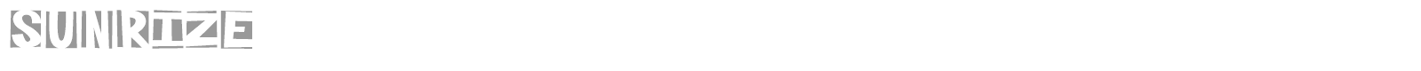 Sunrize font preview