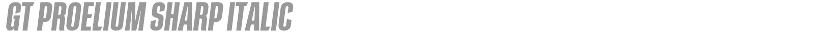 GT Proelium font preview