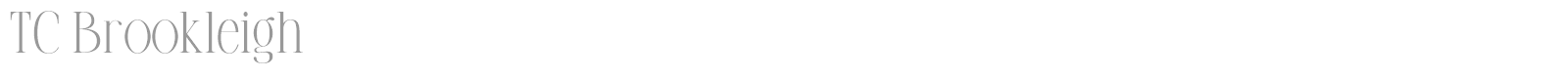 TC Brookleigh font preview