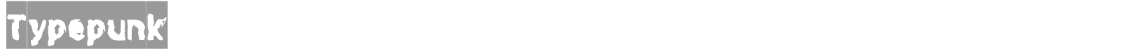Typepunk font preview