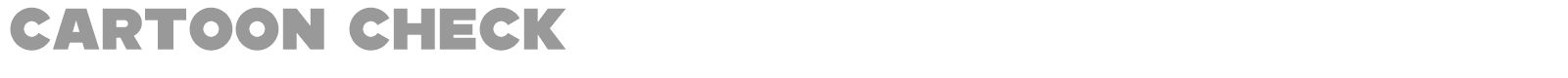 Cartoon Check font preview