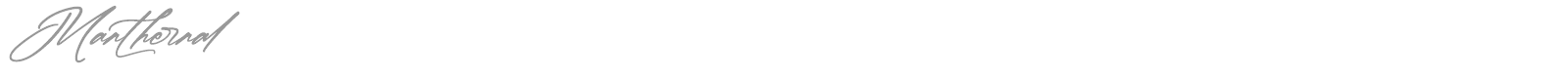 Manthernal font preview