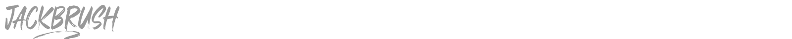 Jackbrush font preview