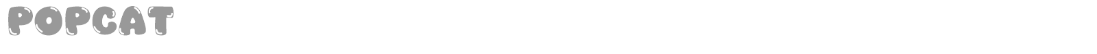 Popcat font preview