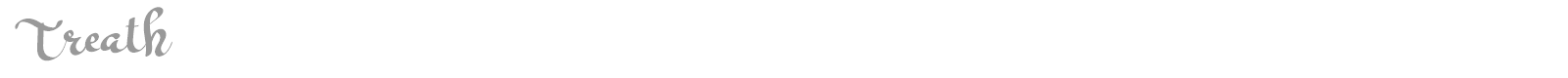 Treath font preview