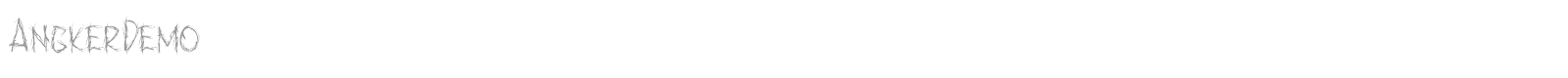 Angker font preview