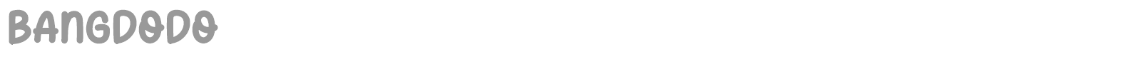 Bangdodo font preview