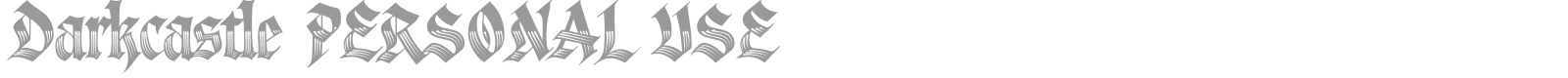 Darkcastle font preview