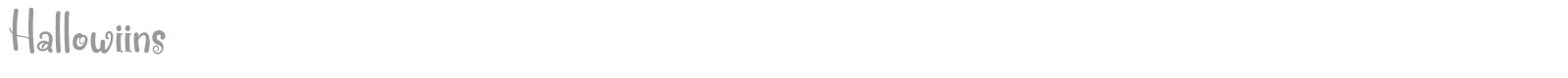 Hallowiins font preview