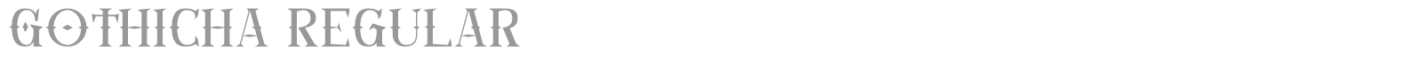 Gothicha font preview