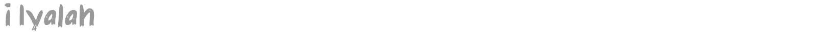 i Iyalah font preview