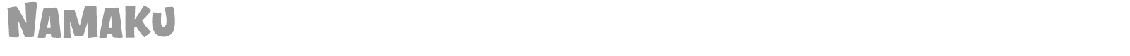 Namaku font preview