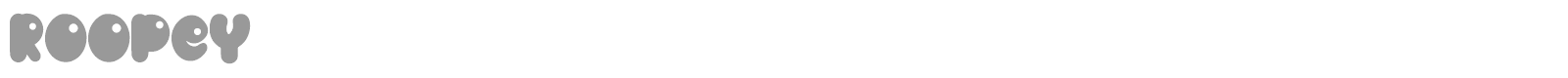 Roopey font preview