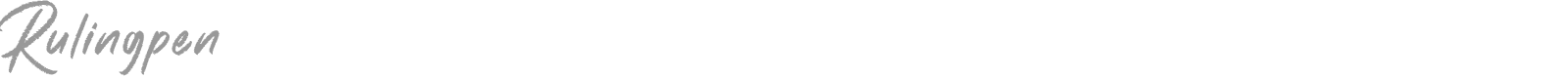 Rulingpen font preview