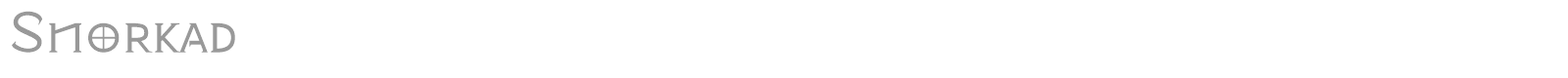 Snorkad font preview