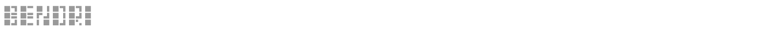 Benori font preview