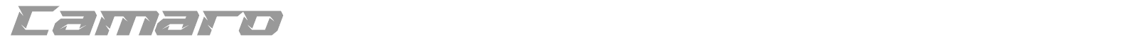 Camaro font preview