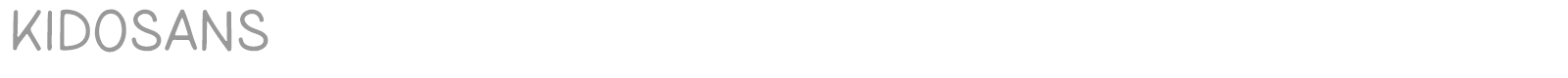 Kidosans font preview