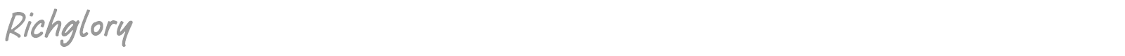 Richglory font preview