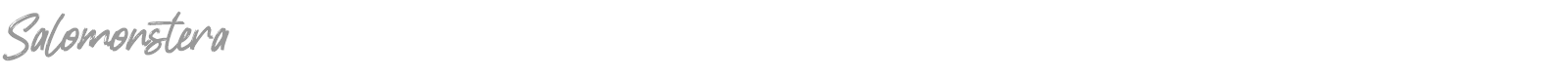 Salomonstera font preview