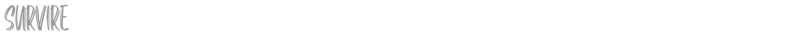 Survire font preview