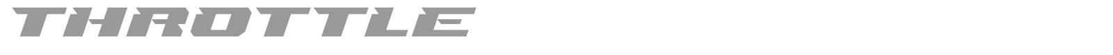 Throttle font preview