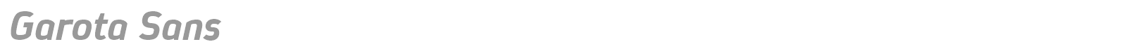 Garota Sans font preview