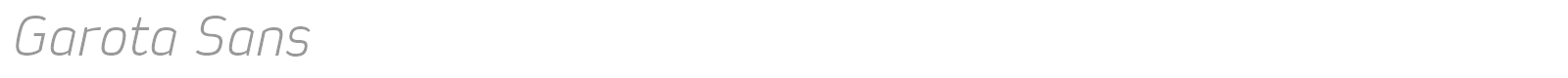 Garota Sans font preview