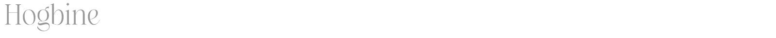 Hogbine font preview