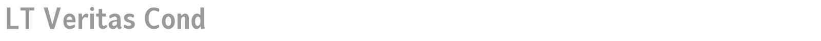 LT Veritas font preview
