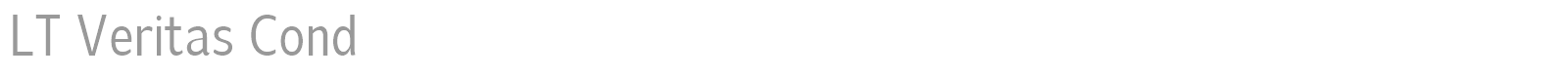 LT Veritas font preview