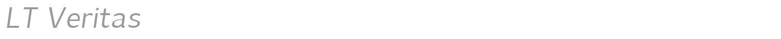 LT Veritas font preview
