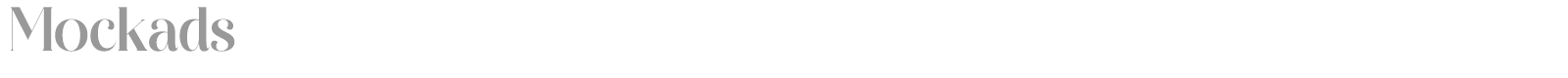 Mockads font preview