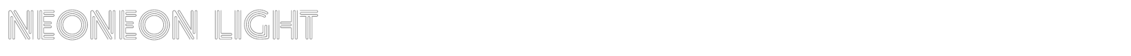 NeoNeon font preview