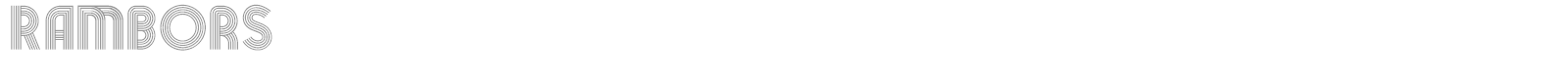 Rambors font preview