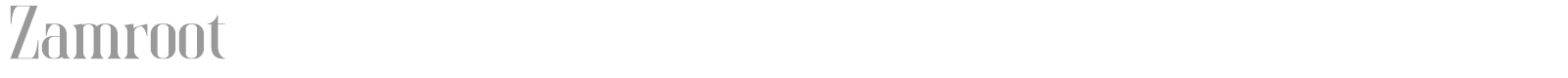 Zamroot font preview
