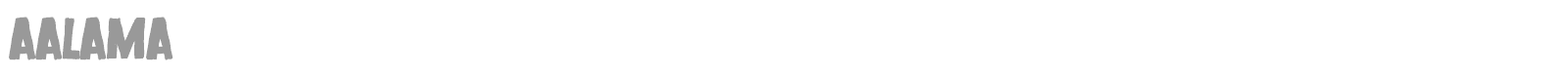 Aalama font preview