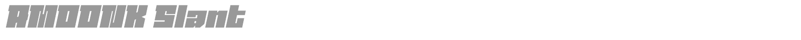 Amoonk font preview