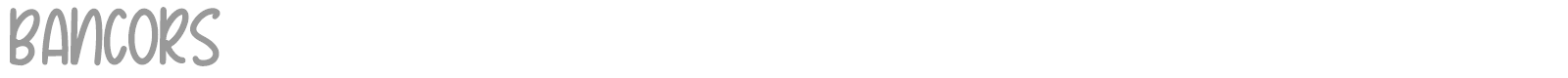 Bancors font preview