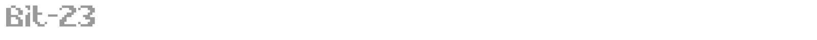 Bit-23 font preview