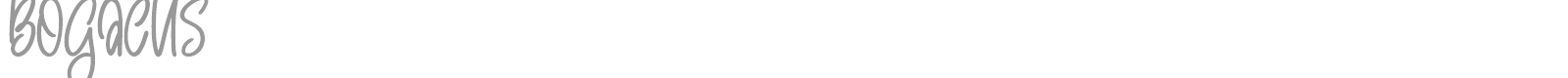 Bogacus font preview