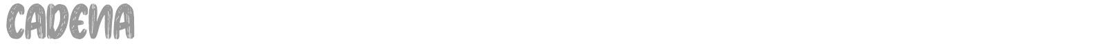 Cadena font preview